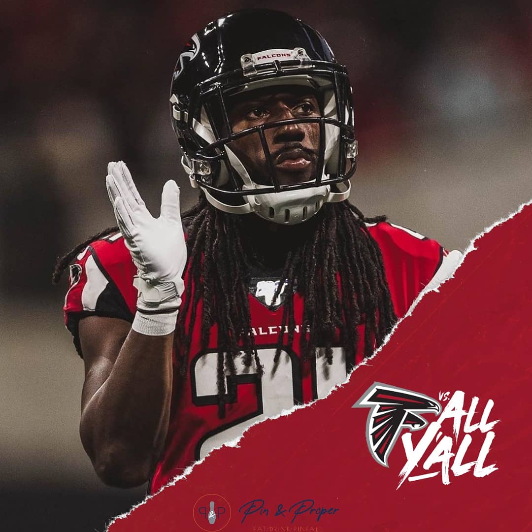 TOMORROW!! Get Ready For The Official #FalconsGameDayParty with the <a href="/Falcons/">Falcons</a>!! Make Sure You Come By For The Best Food &amp; Drink Specials In The City!! Also Come &amp; See <a href="/freddie/">Freddie Ljungberg</a>.falcon &amp; the @atlcheerleaders for some selfies and fun!!