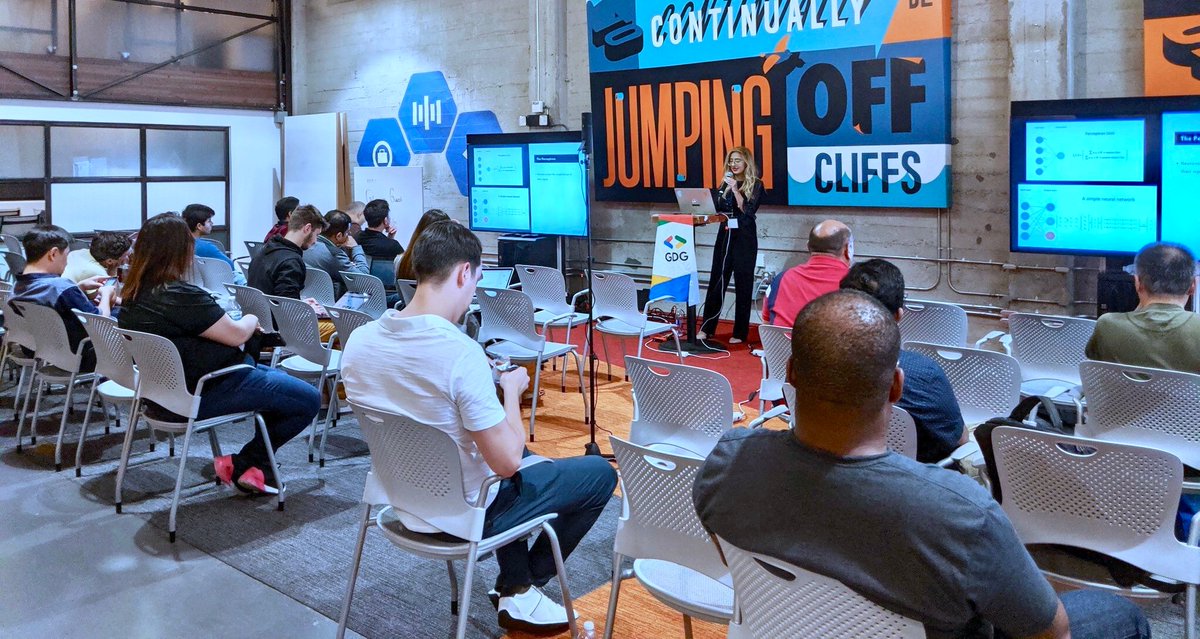 lavanyaai's tweet photo. I had such a great time talking neural network architectures @ #DevFestSF! Y'all were a great audience! 💜

Here are the slides+code as promised. Video coming soon!

Slides: https://t.co/RRo9r5y2R2
Code: https://t.co/avAxRbQ29M

#MachineLearning #DataScience https://t.co/zAXemkct0f
