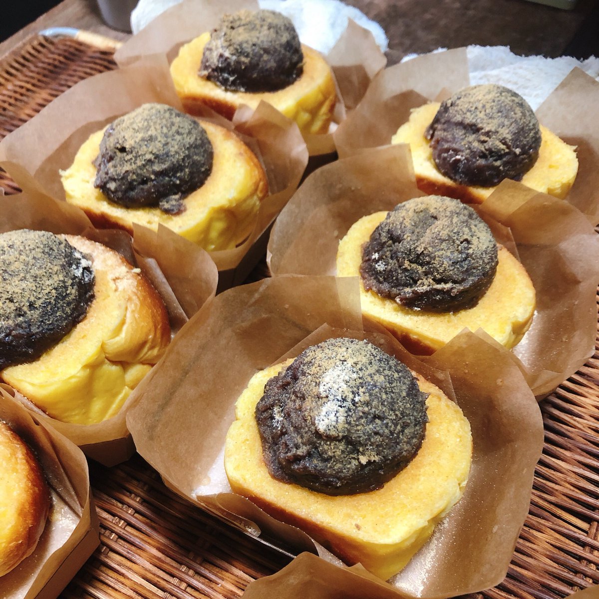 あや 今日も早朝パン屋してきました 本日22日まで 私が勉強させていただいている那珂市パン工房シャンテが イオンモール つくばのスィーツフェスタに出店しています 新作 オレンジペコトースト と シャンテのいとこトーストの画 お彼岸なんで那珂