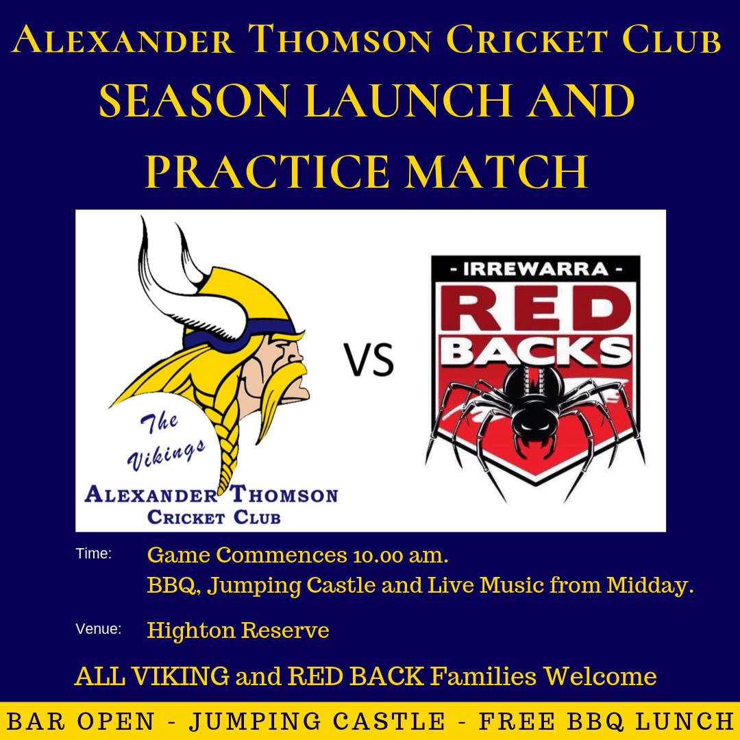 Cricket Season is in the air....only a couple of weeks to go!