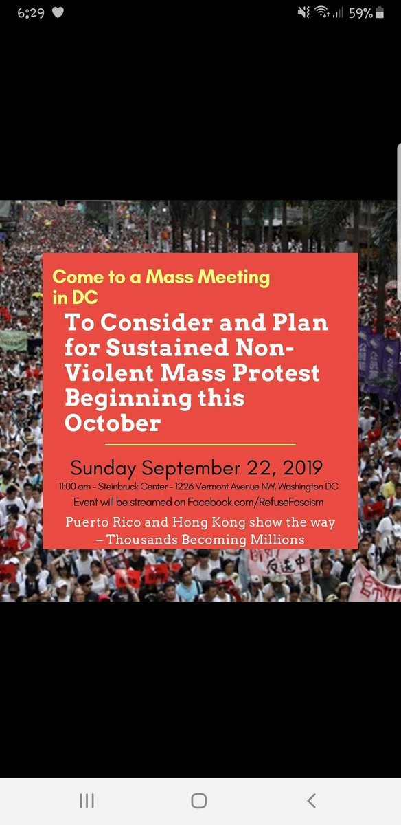 SageOnAMission's tweet photo. What's next after #ClimateStrike and #WeThePeopleMarch? #ShutDownDC! Before that.. tomorrow for D.C. https://t.co/HQZuyEz3Xe