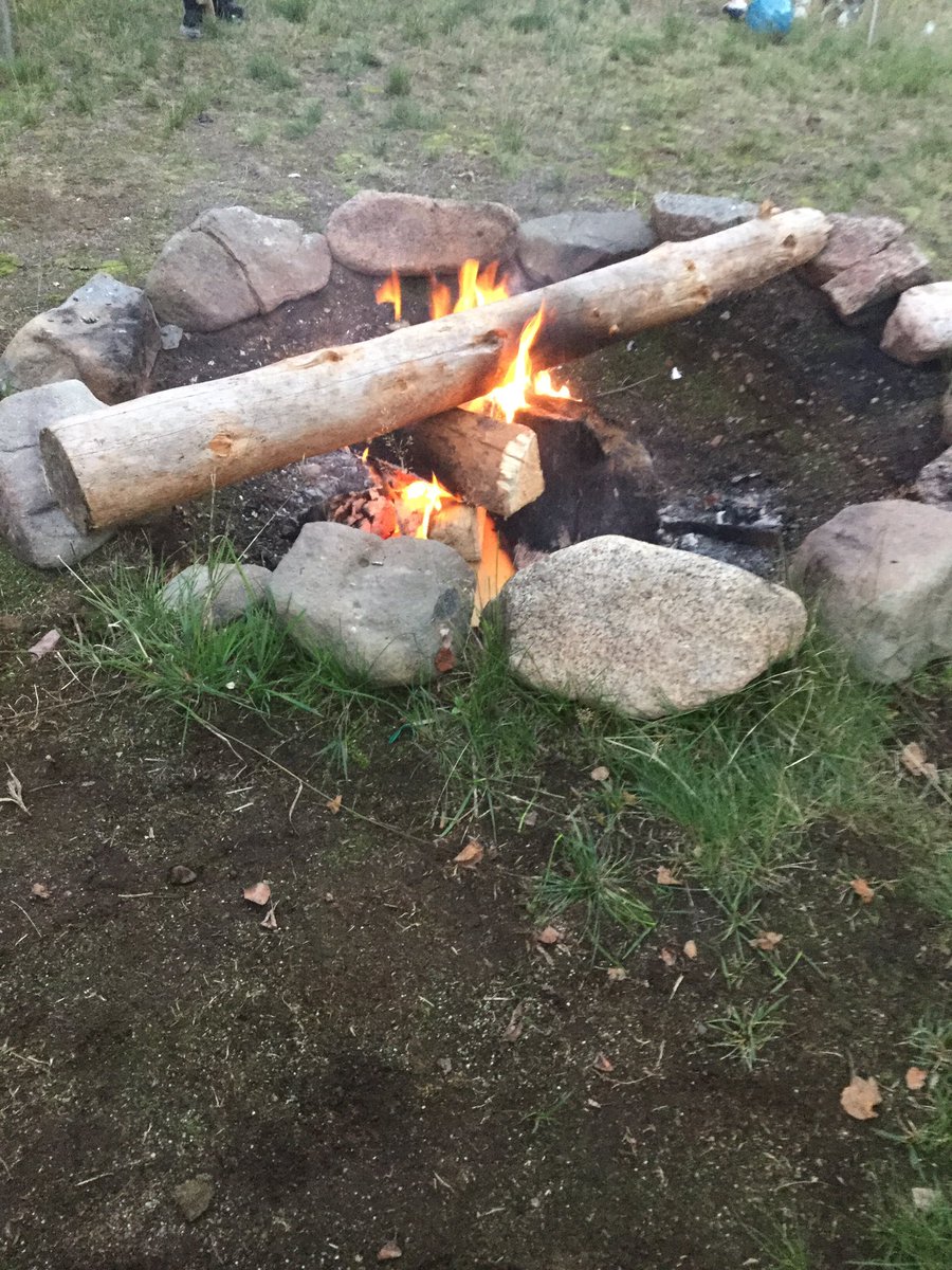 Nothing like I warm fire on a fall day 😀