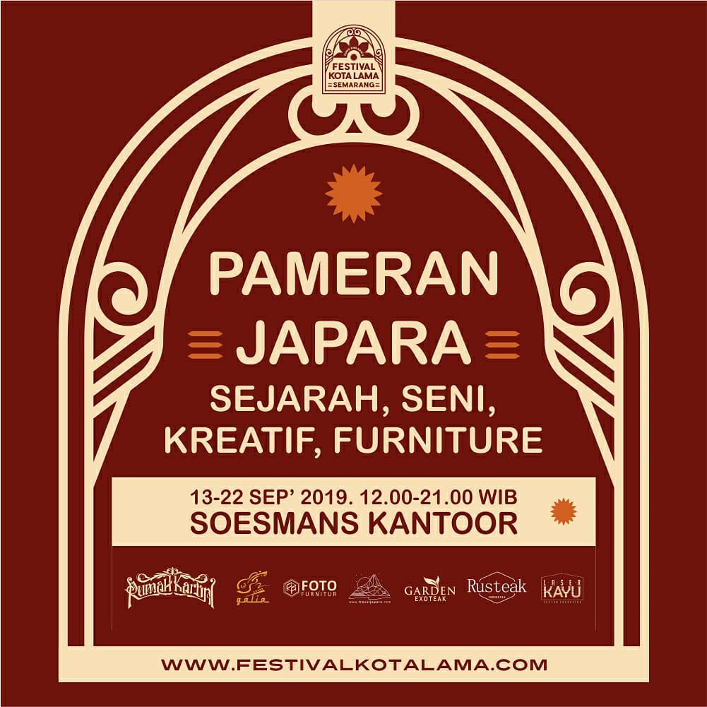 Rumah Kartini (@rumahkartini) on Twitter photo Pagi semarang, Yuwk datang di acara <a href="/festkotalama/">Festival Kota Lama</a> semarang yang terakhir hari ini sampai jam 21.00 WIB.
Jangan lupa mampir di stand <a href="/RumahKartini/">Rumah Kartini</a> Japara, di gedung Soesman kantoor.
Untuk belajar dan mengenal Japara dan industri kreatifnya. Pagi semarang, Yuwk datang di acara <a href="/festkotalama/">Festival Kota Lama</a> semarang yang terakhir hari ini sampai jam 21.00 WIB.
Jangan lupa mampir di stand <a href="/RumahKartini/">Rumah Kartini</a> Japara, di gedung Soesman kantoor.
Untuk belajar dan mengenal Japara dan industri kreatifnya.