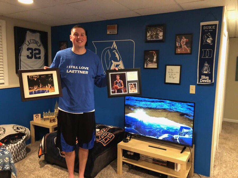 Ryan Thornton on Twitter: "Turning 32 Wednesday my Christian Laettner birthday got a few more
