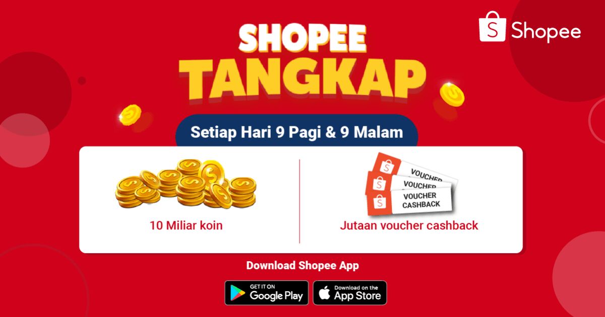 Main Shopee Tangkap dan dapatkan koinnya! games.shopee.co.id/universal-link…