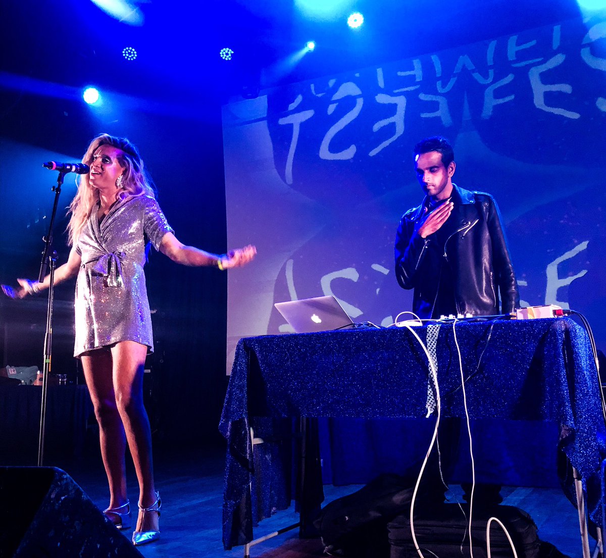 We were absolutely blown away by the power of <a href="/tooattachedpop/">TOO ATTACHED</a>! Thank you for kicking off night 2👊💥#VenusFest