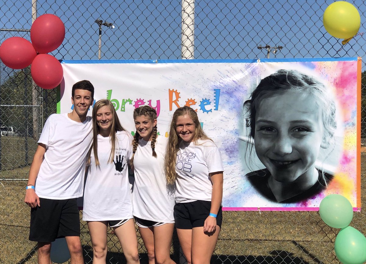 Stellakhenry's tweet photo. Wouldn’t want to celebrate the life of Aubrey any other way. We love and miss you so much kiddo! I know you’re having a great time in Heaven, and me and many others can’t wait to see you again one day! 🥎♥️🌈 #livelikebob #playlikebob https://t.co/mLdU3raTZU