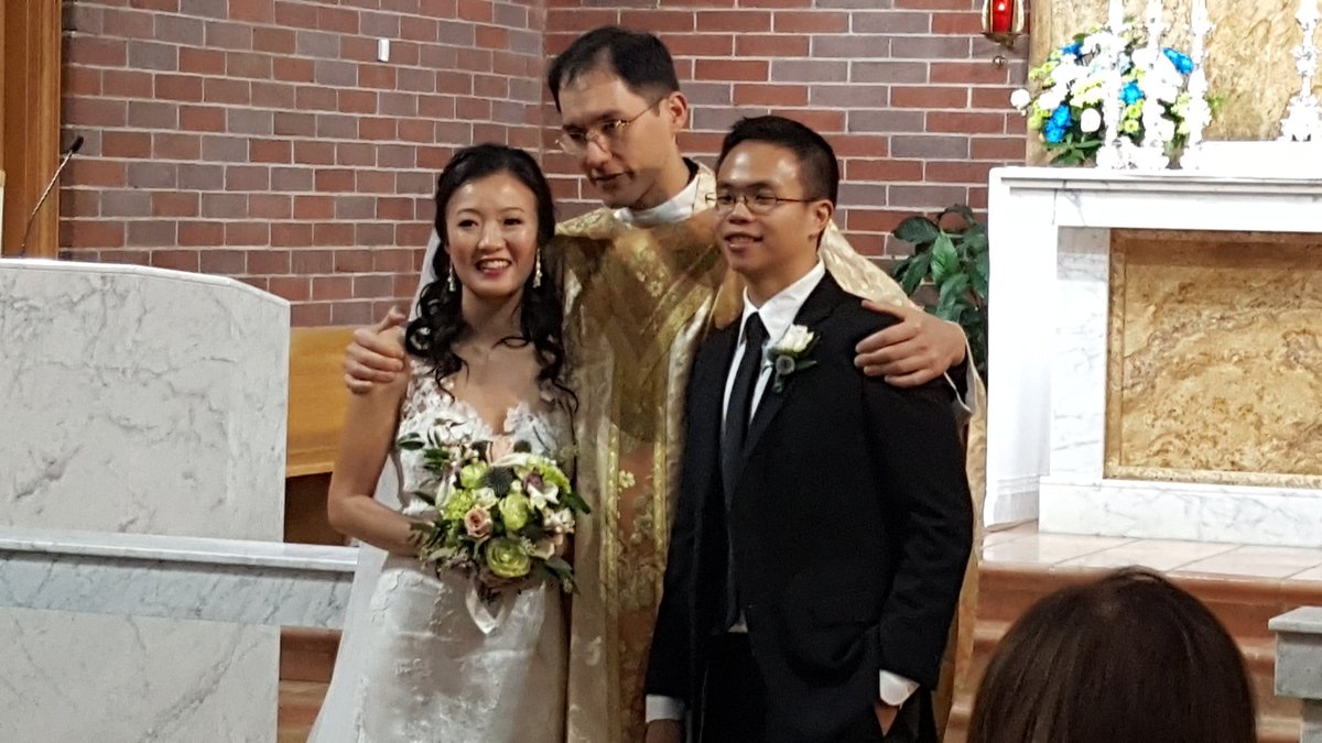 Congrats Jamie and Jonathan on this special date  #laudateandlove