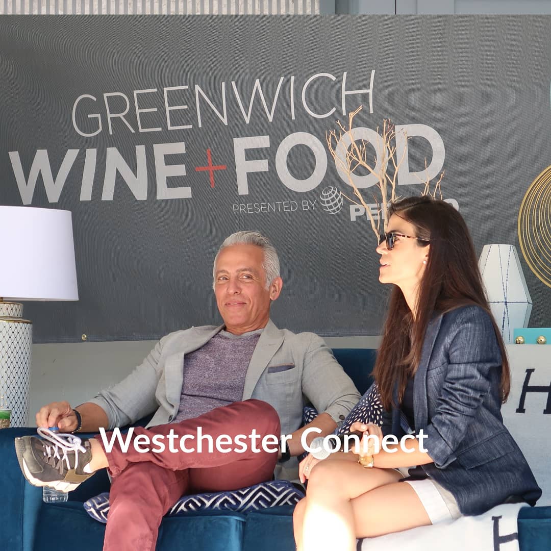 ConnectNY's tweet photo. Westchester Connect was at the #GWFF today in #Greenwich, CT.  Check out these awesome food stars! Geoffrey and wife Margaret Zakarian, Valerie Bertinelli, and Mary Giuliani to name a few. 🙌 @wolfiesmom @gzchef @marygiuliani https://t.co/Vnx9jdxdyo