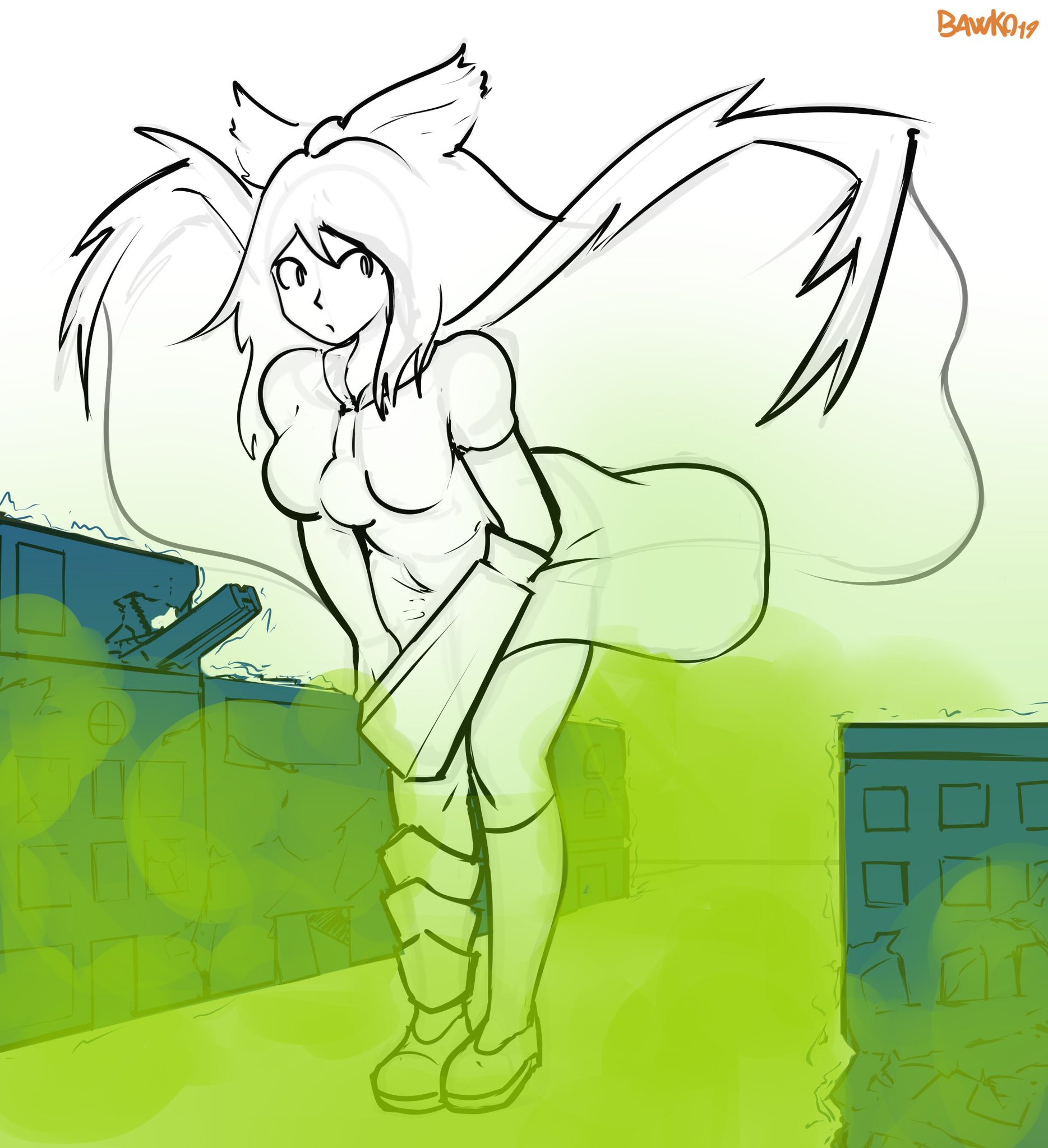 bawk0̶̘̖̥̑̃̚͠🔻 on X: Big lad commission #touhou #fart #okuu #giantess  t.coPvnSr5wvEw  X