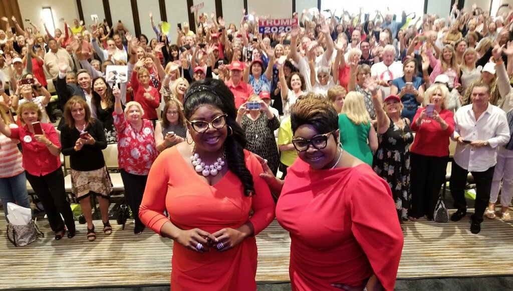 DiamondandSilk's tweet photo. Thank you Irvine California for a Sold Out Show. We had so much fun. We can Flip California Red. Next stop, Orlando Florida.
#FlipItRedKeepItRed #ChooChooBaby #ChitChatTour https://t.co/SX0Z9K6wWQ