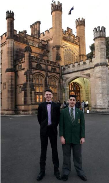 Matthias Barrett and Anthony Armao were awarded the Bronze Award at the 60th Anniversary of the International Duke of Edinburgh Awards. They were incredibly fortunate to meet His Royal Highness Prince Edward and Dame Marie Bashir! #pmhs #dukeofed #fortiorito