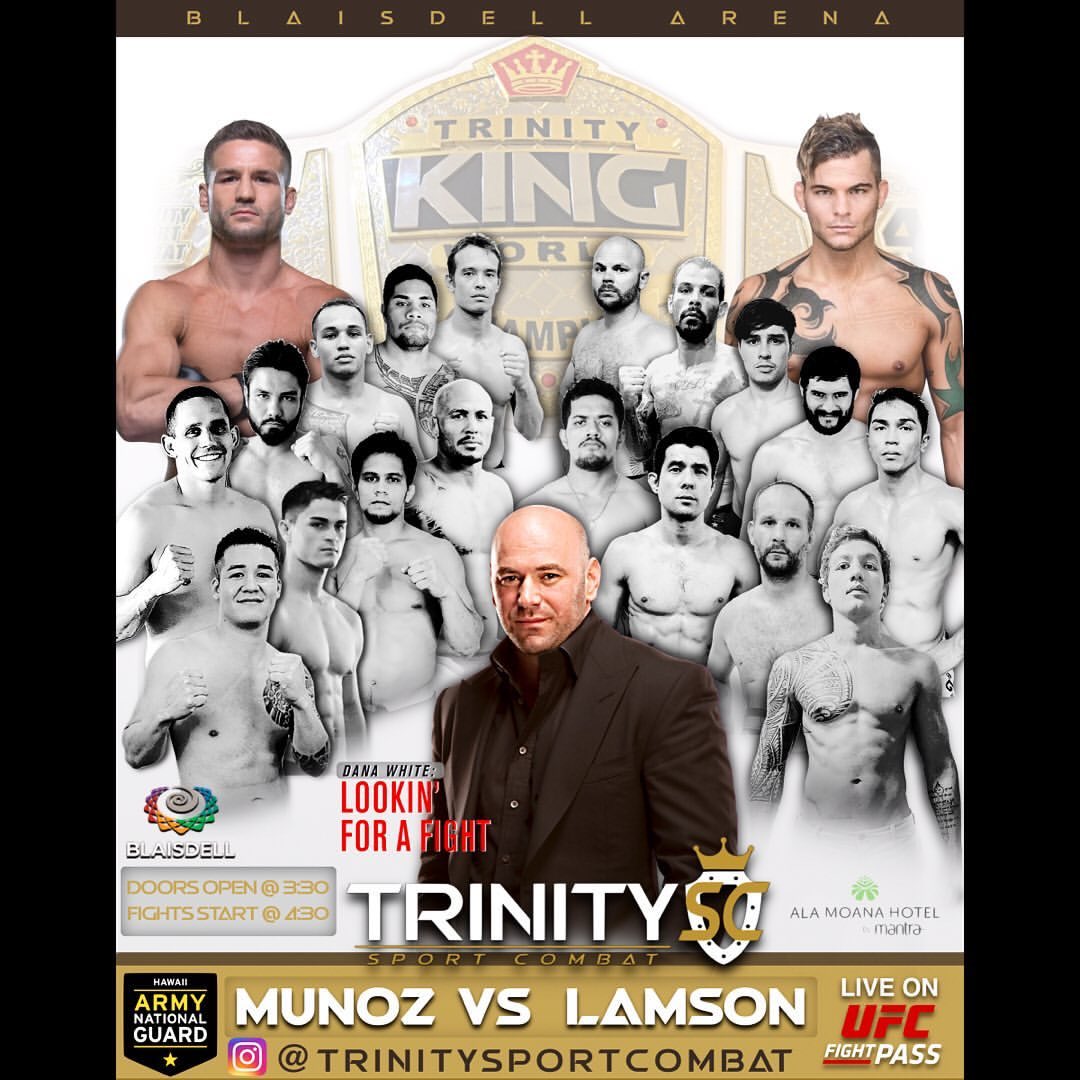volkstyles's tweet photo. #TrinityKings8/#TK8
Official event poster
LIVE on #UFCFIGHTPASS on Saturday, October 12, 2019 https://t.co/mlUaDUaaAg