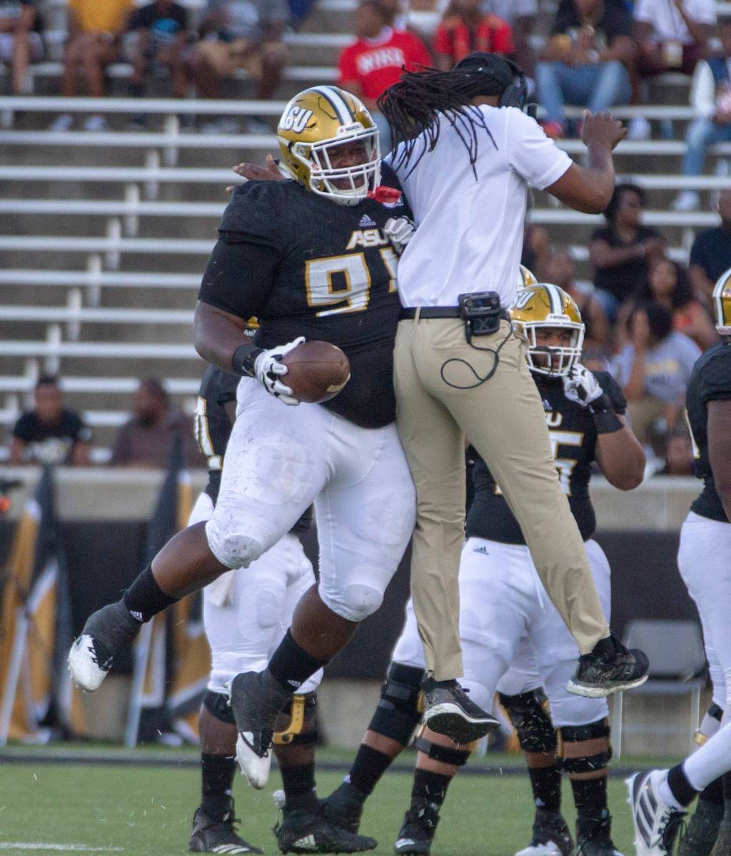 Ball hogs: ASU holds off Grambling in SWAC opener montgomeryadvertiser.com/story/sports/c…