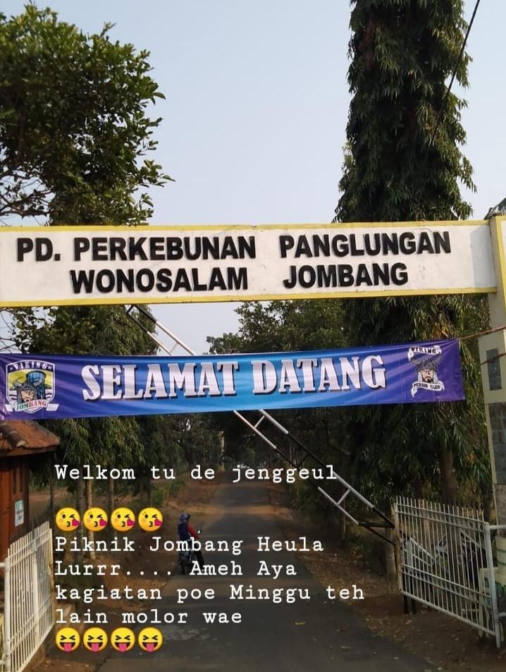 Welkom Keceriaan.....
Kita Hari Ini Bertandang Ke Home Balad Kita <a href="/VikingJombang/">Viking Jombang</a> #JombloBang #VikingSurabaya #LadiesVikingSurabaya #VikingPersibClub #Viking #Persib #VikingJombang #Jombang #Wonosalam #JawaTimur #janganbaper #VSBanget #Hayu
