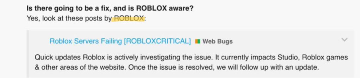 Candies On Twitter Your Going Off A Random Blog Post And This Isn T Any Form Of Staff - roblox servers failing robloxcritical website bugs roblox developer forum