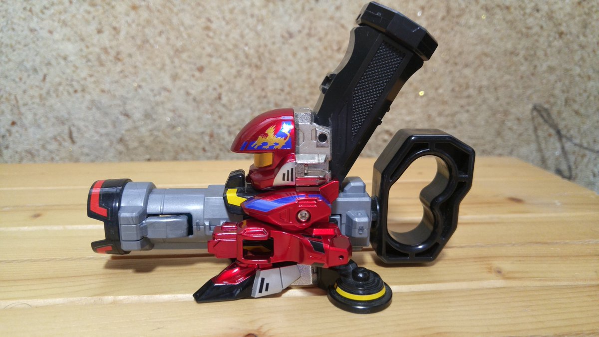 スーパービーダマン PI-EXシステム ギガサラマンダー 当時品を引っ張り