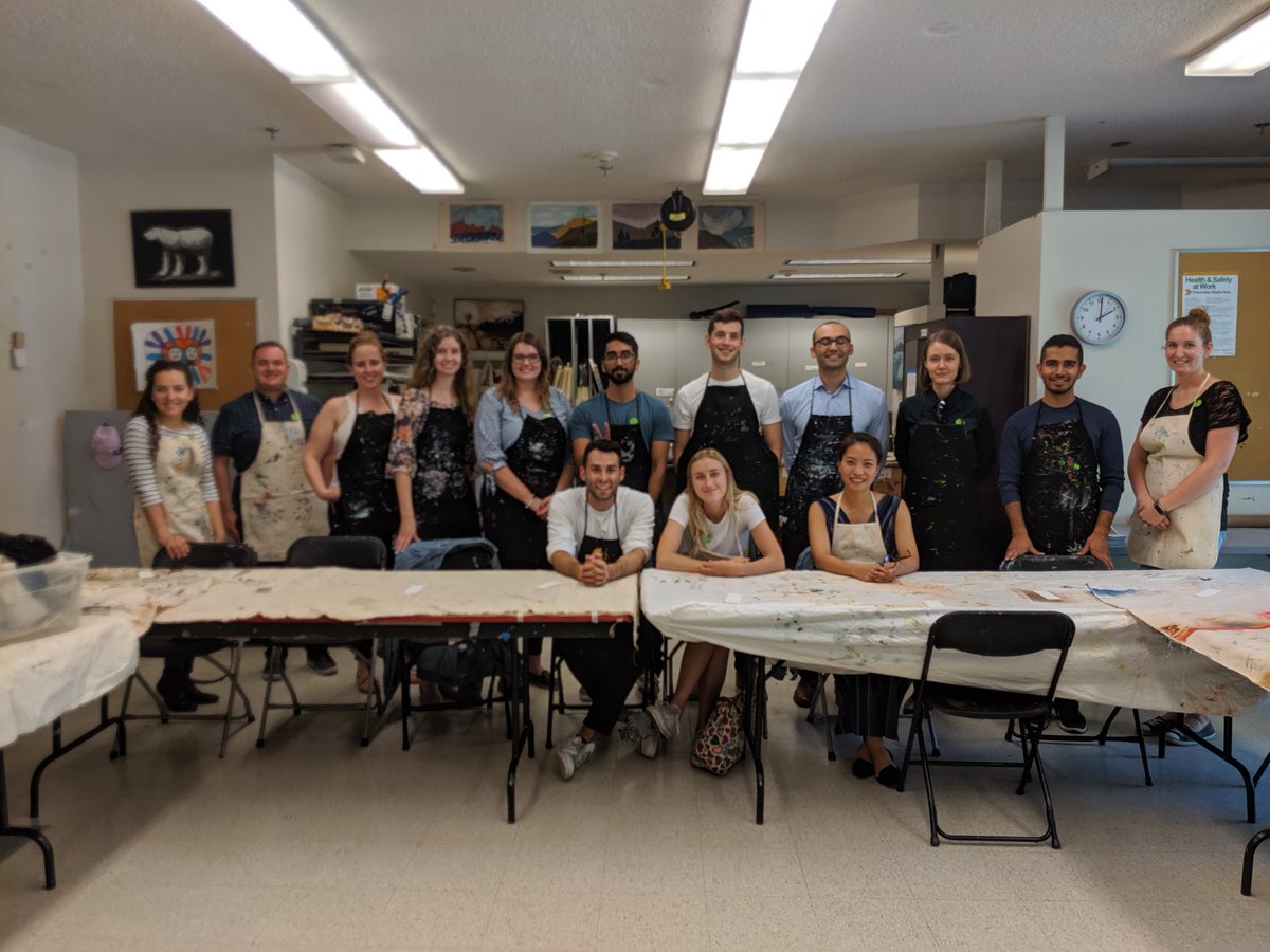 BeLlAFuXia's tweet photo. This is how @HATCHglobal creates well-rounded #engineers! Excellent educational workshop @mcacgallery today. We stretched our critical thinking and visual literacy abilities through the lens of Indigenous art. #renaissanceengineer #positivechange #sustainabilty #STEAM #hatch https://t.co/TvNnq5ckeM