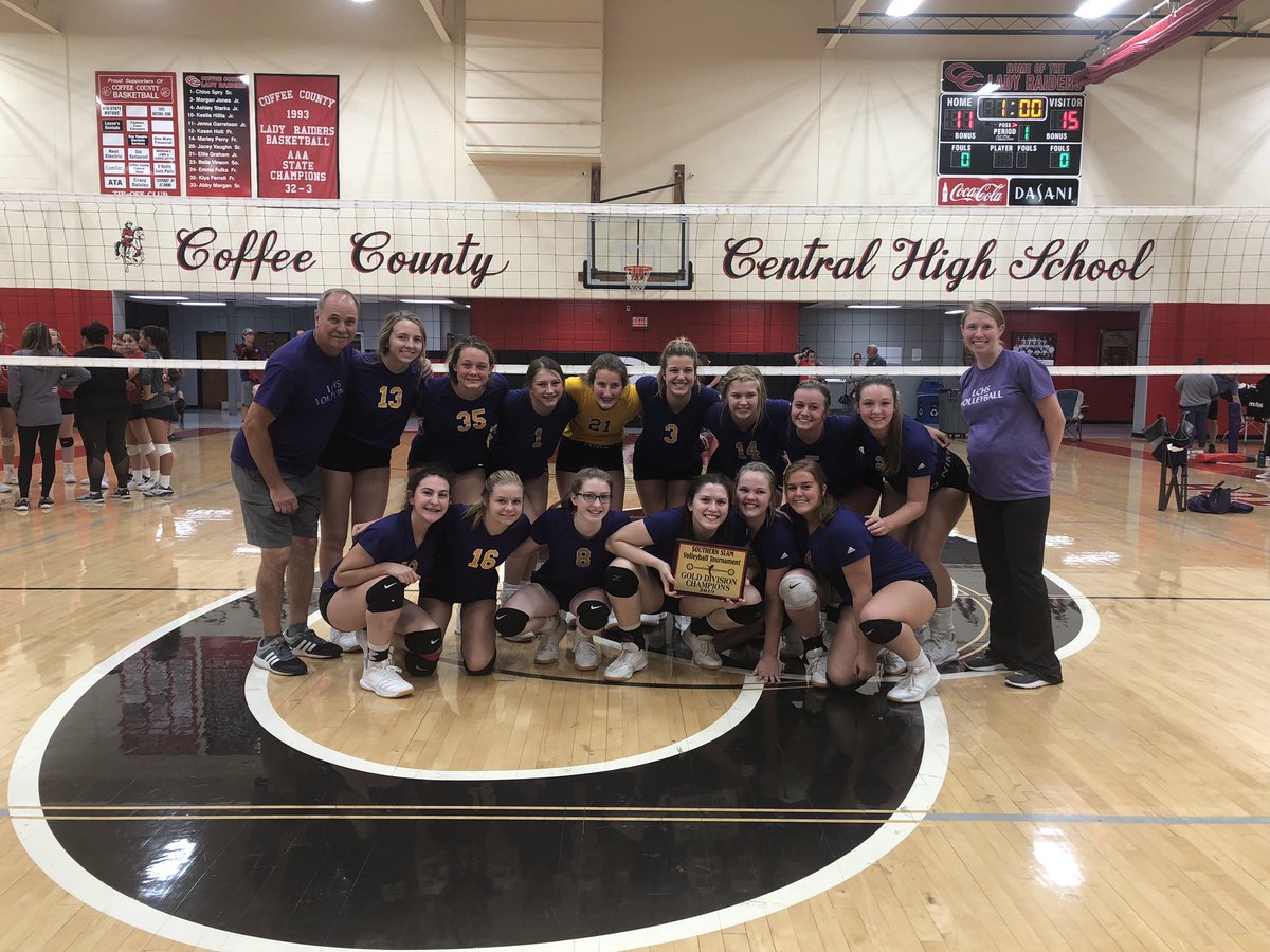 Lady Cats take 1st Place in the Southern Slam Volleyball Tournament at Coffee County! Long day, but some great volleyball!