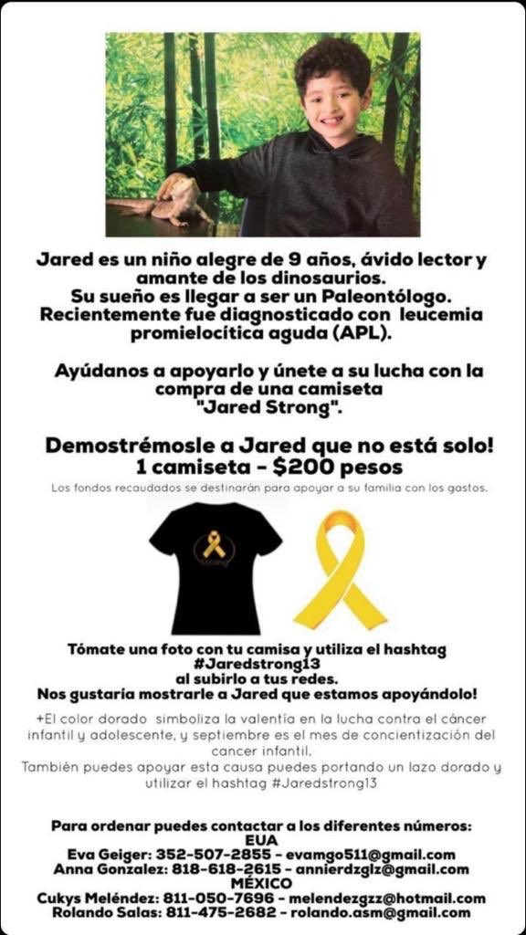 zaidelozano's tweet photo. Me ayudan con un RT 🙏🏼 porfavor!
Estamos juntos Jared! Este partido lo ganamos! #JaredStrong13 https://t.co/nYMeo8mJhf