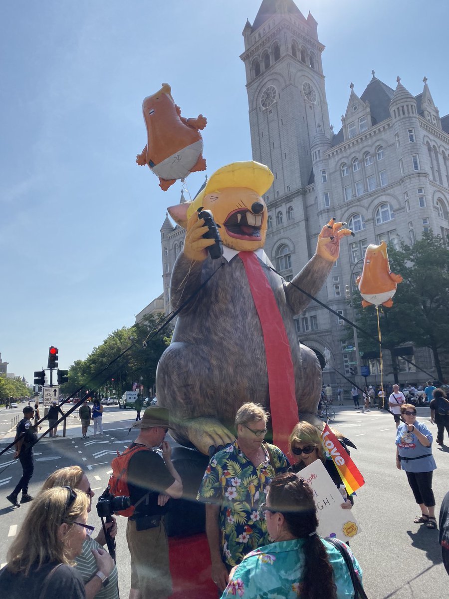 tRump has turned The White House into a rodent infested mess! Impeach the rat! #WeThePeople  #WeThePeopleMarch  #WeThePeopleMarch2019  #tRumpIsARat #ImpeachTheMF  #Impeach45  #SaveDemocracy – at  Trump International Hotel Washington, D.C.