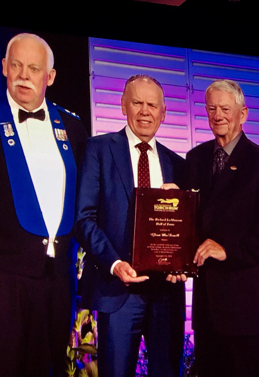 torchrunontario's tweet photo. Our very own @GlennMacDonell1 was inducted into the @LETRforSO HALL OF FAME for his contributions to the Torch Run over his career

Glenn is a trailblazer and visionary and has contributed to one of the best Torch Run programs in the world @SOOntario https://t.co/XYuYdifoZv
