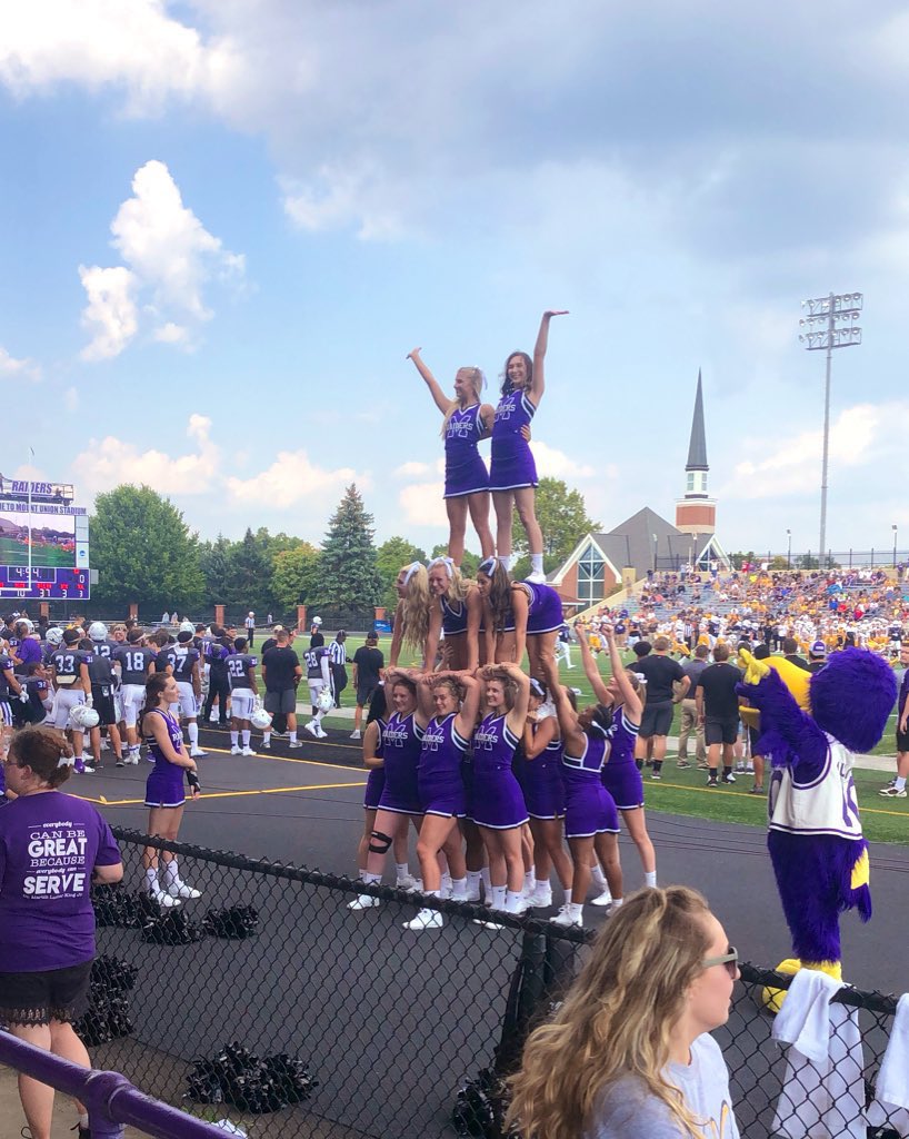 catboosquid's tweet photo. Beautiful Day to watch my sweet girl and her Raiders! 💜🏈 https://t.co/EQFoDGi184