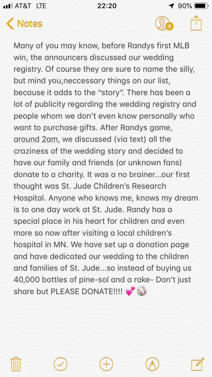 Dobnak_'s tweet photo. I could not have said this any better. My soon to be wife is an unbelievable woman, please consider donating to this amazing organization (@StJude) and help change the lives of those in need 💙🙏🏽
https://t.co/jDVVuvLkRT https://t.co/DzUAE0falP