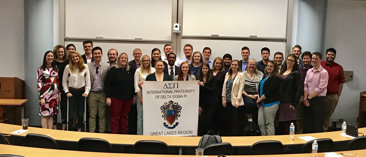 Thanks to the participants and presenters who made this year’s Great Lakes Regional Conference a success! #DeltaSigmaPi #GreatLakesRegion #DSPHigherStandard
