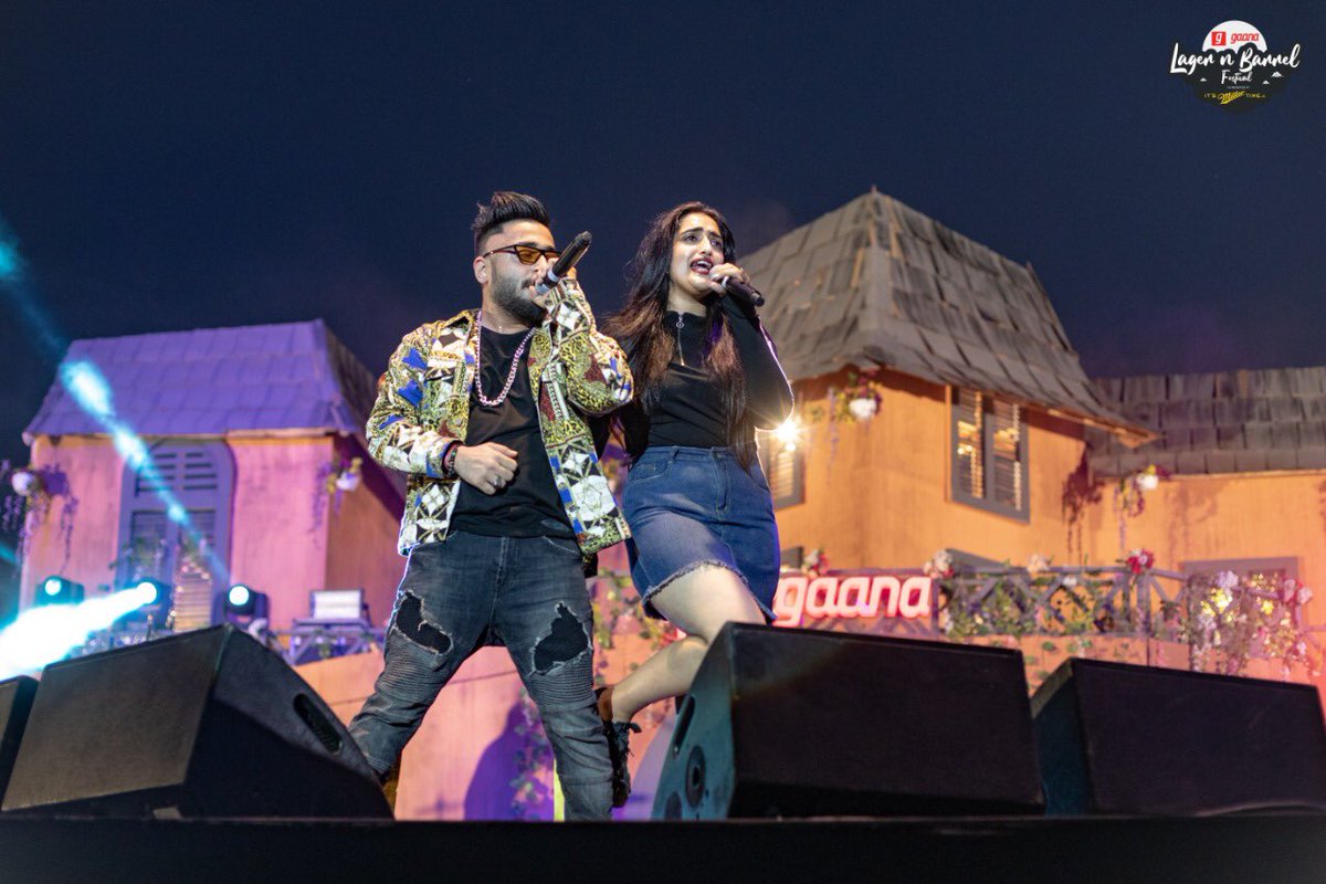 lagernbarrel's tweet image. . @mellowdofficial #akull and #saaz setting the stage on fire at @gaana Lager n Barrel Festival co-presented by #ItsMillerTime 
#gaanalagernbarrel