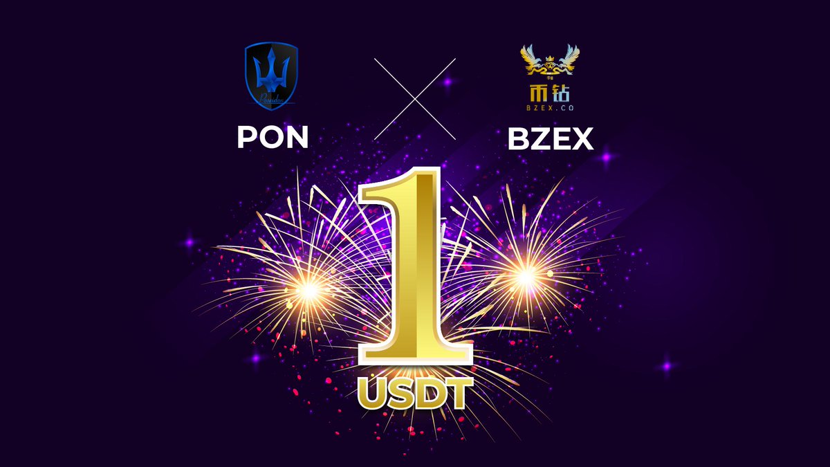23rd September 2019, 03:00PM GMT+8: PON officially listed at 1USDT on BZEX.

You know where to head to.

$PON 1 $USDT