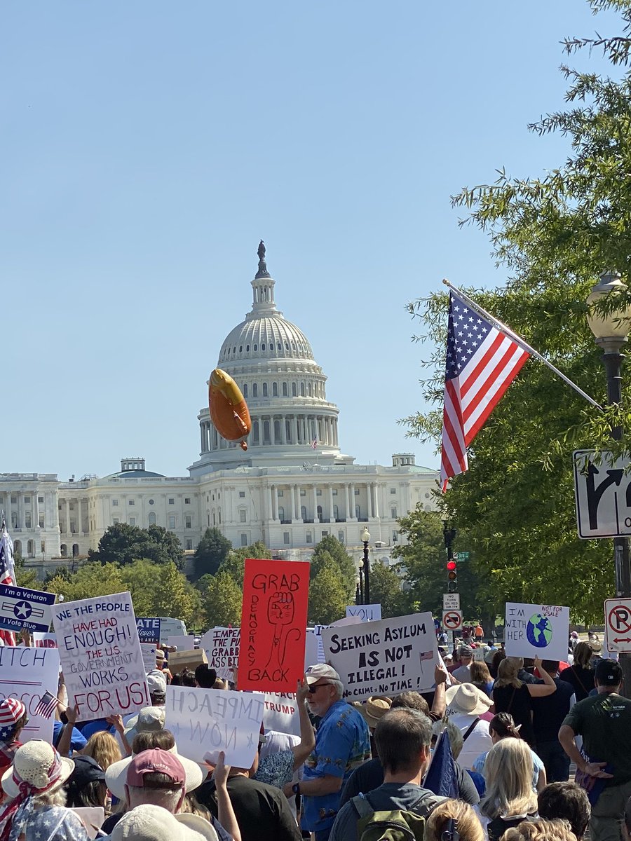 The red sign  #WeThePeople  #WeThePeopleMarch  #WeThePeopleMarchDC  #WeThePeopleMarch2019 – at  United States Capitol