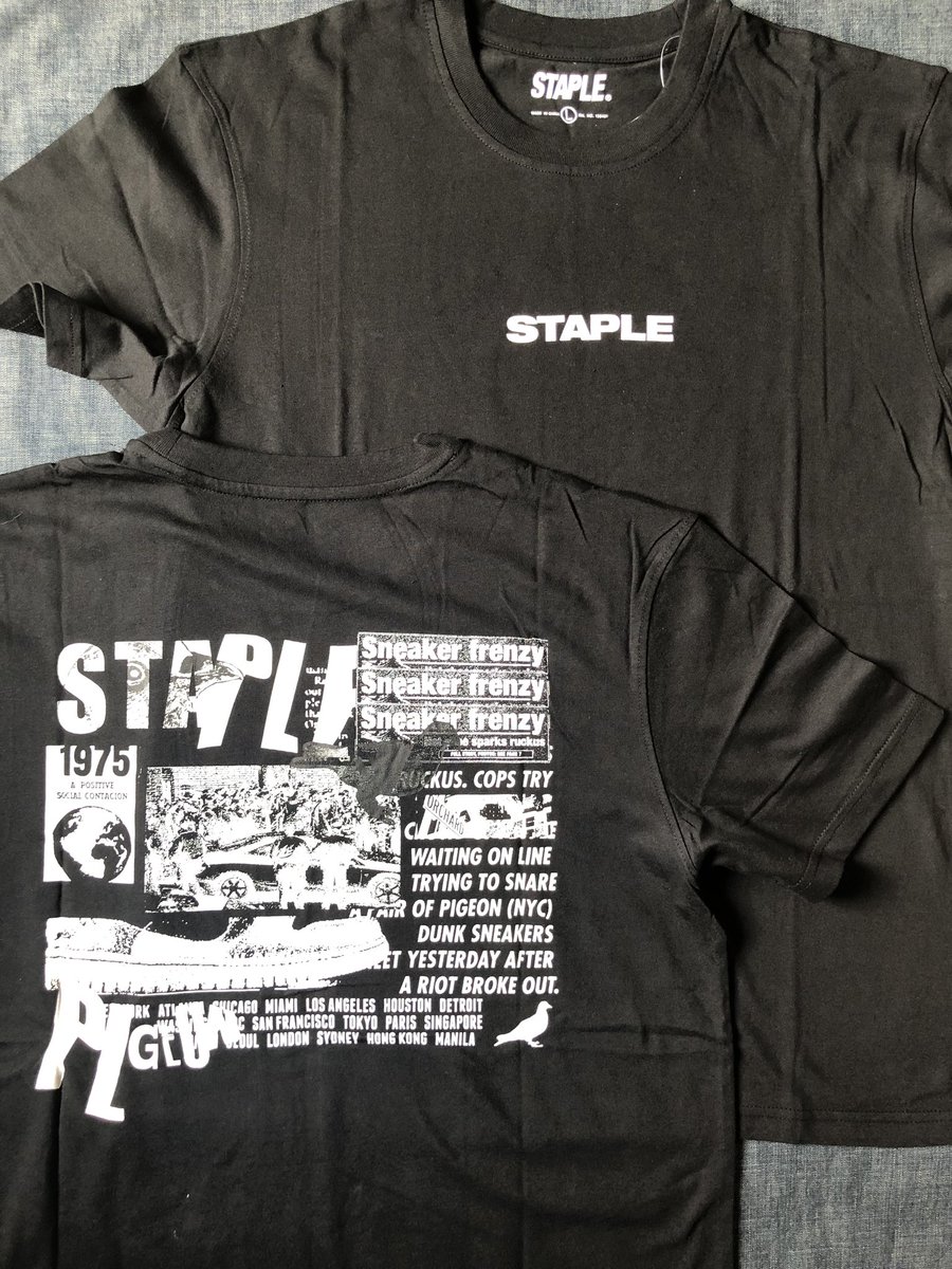 シュガーベイブ３ Pa Twitter ステイプルからｔシャツのstaple Riot Teeが入荷しました 本体価格 5 500 Tax