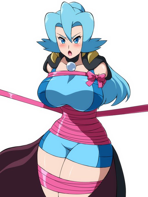 リボンで縛られたイブキさん 