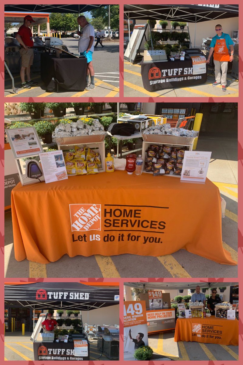 OASMLT3616's tweet image. Driving Leads and filling up the pipeline on this beautiful Saturday at 3616 !!! Free Hot Dogs &amp;amp; Chips🌭🥤Thanks for the amazing partnership  @TUFFSHEDRaleigh  &amp;amp; @ARSeventsHD #Buildingstrongrelationships #SouthernHVAC2019 #Falltuneup #TUFFSHED @AlexAmoTHD @thdron12
