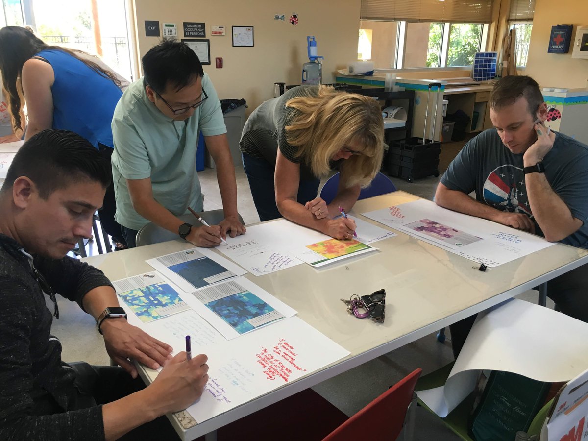 Inquiry2Action's tweet photo. Today was the launch of a collaboration with #InlandEmpire educators to craft learning experiences for students to engage with #AirQuality data in their local communities. #EnviroJustice #CANGSS #NGSS #CivicLiteracy #CommunityScience #CitizenScience #actiondriveninquiry https://t.co/IL5Zeyy4R9