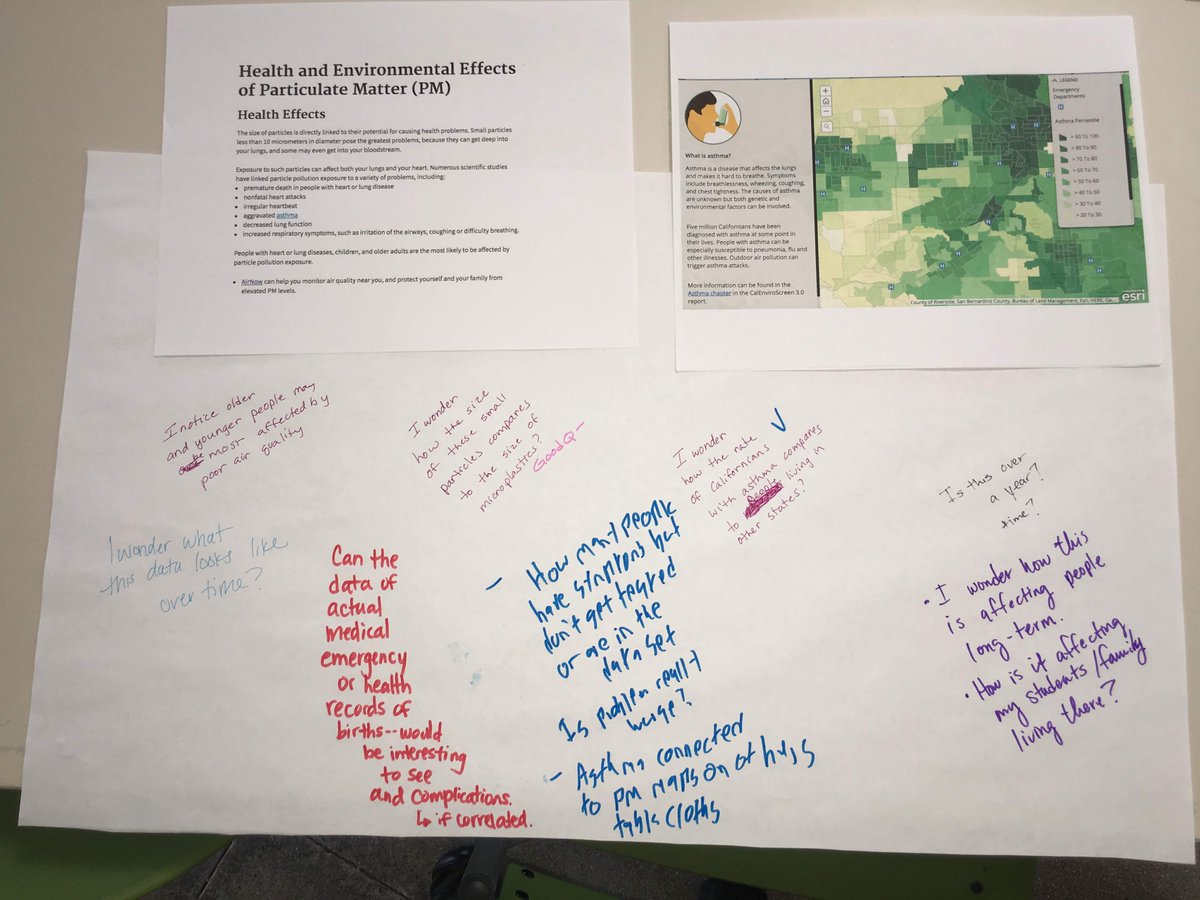 Today was the launch of a collaboration with #InlandEmpire educators to craft learning experiences for students to engage with #AirQuality data in their local communities. #EnviroJustice #CANGSS #NGSS #CivicLiteracy #CommunityScience #CitizenScience #actiondriveninquiry