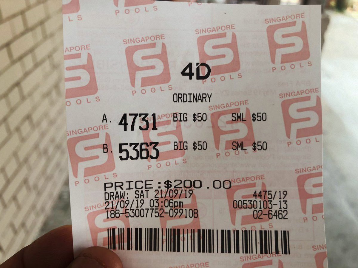 Ramalan Nombor Podium 4d 6d Toto Magnum Singapura On Twitter Congratulations To The Members Of Atok Who Said Saturday September 21 Proven To Be 100 Translucent Those Who Want To Enter The