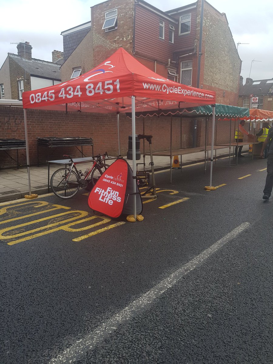axpayne's tweet photo. All ready in #harrow for a #drbike as part of their of their #WorldCarFreeDay2019.  Free bike checks amd fixes https://t.co/jQgSwzch6i