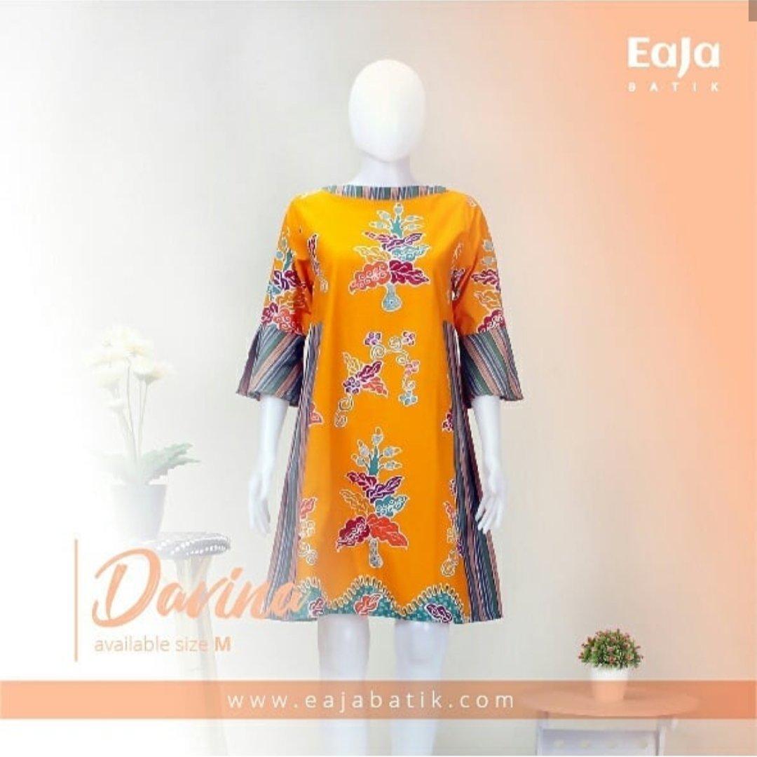 eajabatik's tweet photo. Dress Davina Orange. Batik Tulis 100% #eajabatik #batik https://t.co/vMdnNInTDr