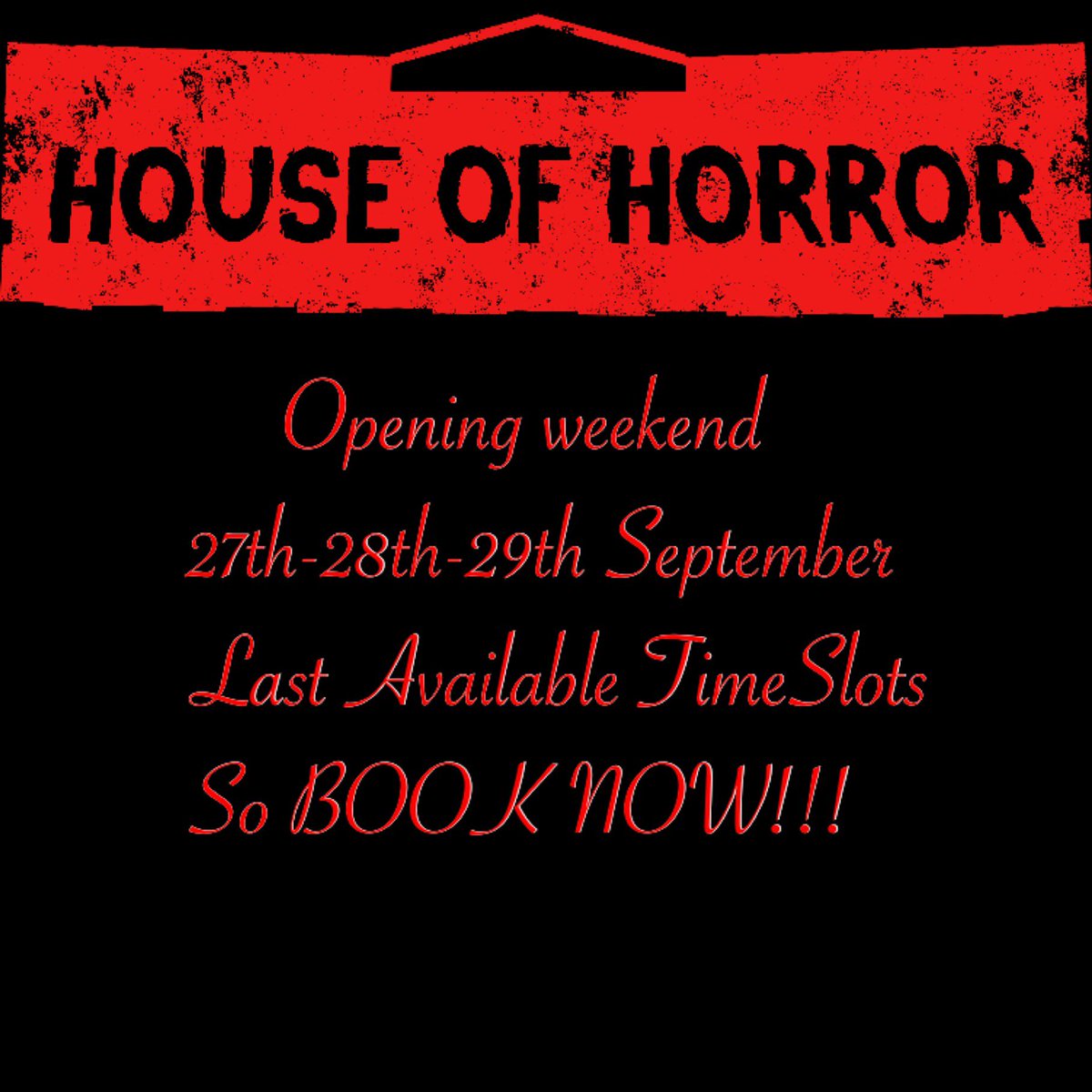 HOUSE OF HORROR ESCAPE ROOMS tweet media