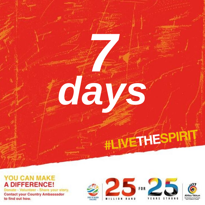 BelronGroup's tweet photo. One week to go until the #SpiritofBelron Challenge 2019! We've been swimming, cycling and running to raise funds for Afrika Tikkun since 2002. This year our ambition is to raise ZAR 25 million! Find out more about SoBC and the charity here: https://t.co/rOe88wVxUV #LivetheSpirit https://t.co/kWj0O9U2mC