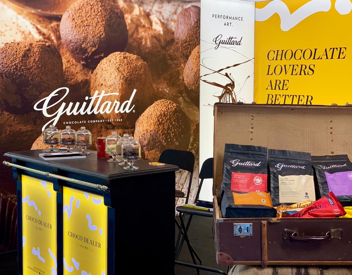 GuittardChoco's tweet image. Come visit Guittard on stand 7E81 #sudback in Stuttgart. On today until Tuesday. #chocodealer