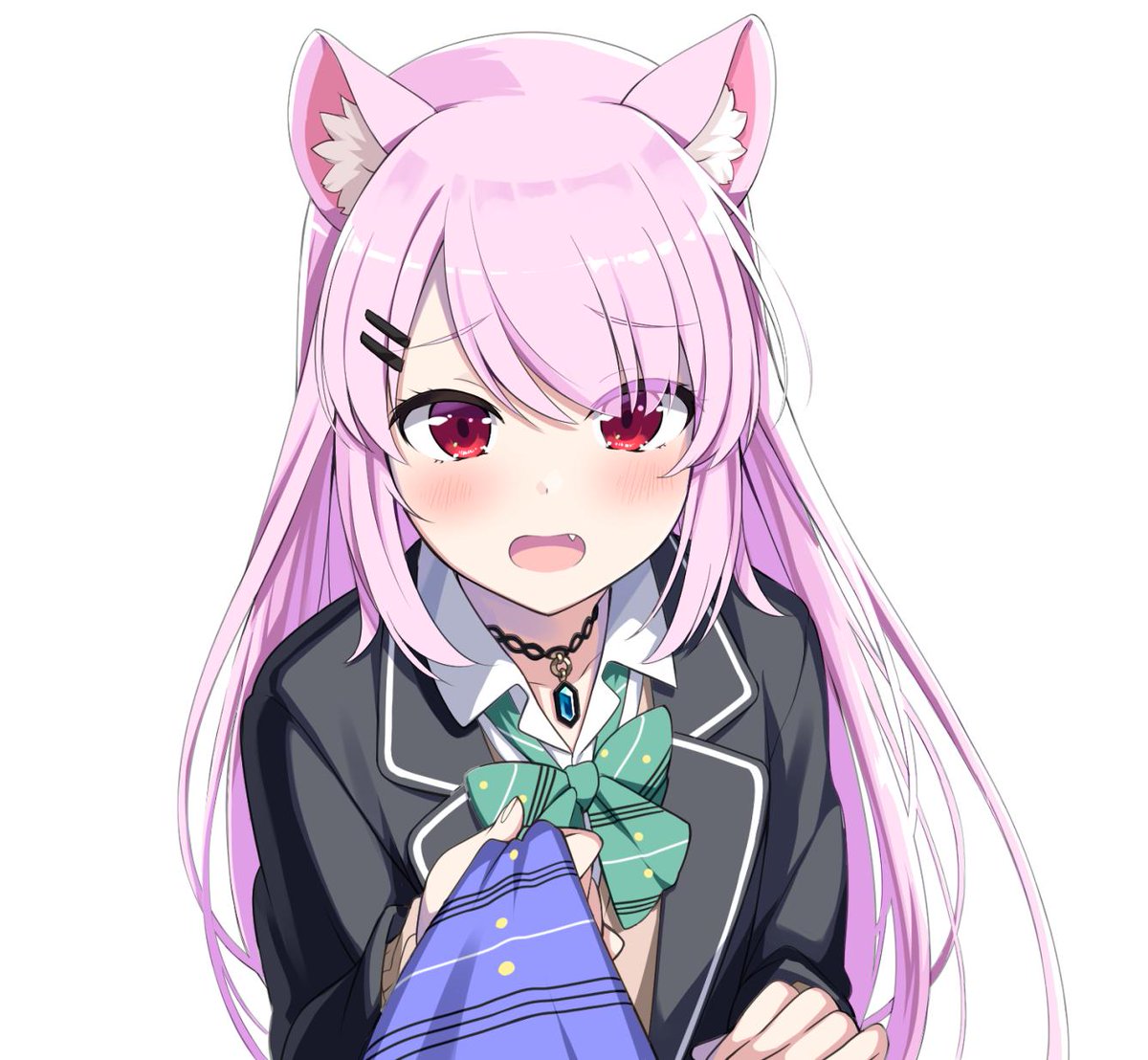 ねこまものの耳が見切れてないバージョンも置いておきます…😺 