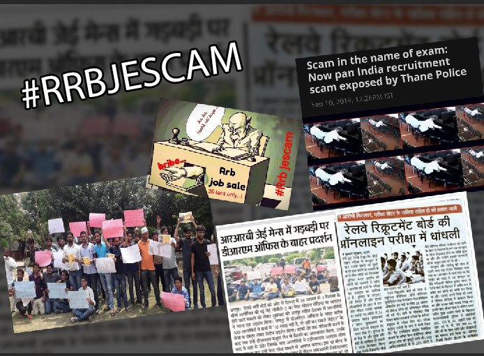 kaniik's tweet photo. #rrbjescam 
#rrbjeunfairresult 
- RRB JE scam(CBT1+CBT2)
- Corruption
- Cheating
- Paper Leak
All Shreds of evidence are On Internet, But our @PiyushGoyal @RailMinIndia @RRBKOLKATA Ignorance is their Support.

@ndtv @TheQuint 
https://t.co/2bYlWC24of
https://t.co/DrHhtY7fJp https://t.co/9AYxghkDa5