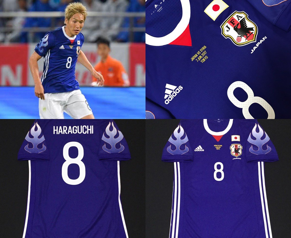 Football Muuseo Pickup ユニフォーム コレクション 17 日本代表 限定炎モデル 8 By Tuliphat18さん 17年 日本代表 6月7日 対シリア戦 1マッチ限定ユニフォーム 8 原口元気 選手 T Co Hyps0ctgok T Co Qarf1lnfcc