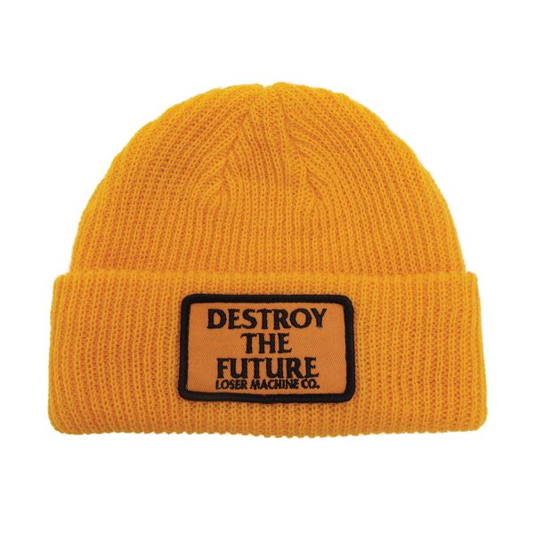 Feelin_osaka's tweet photo. 【LOSER MACHINE】TOKEN BEANIE (GOLD)
https://t.co/rgnDOi78Dy
目をひくGOLDのBEANIE🍁
フロントには「DESTROY THE FUTURE」のPATCH⚡️⚡️⚡️
AWの差し色にもピッタリ❤️
#losermachine #losermachinecompany #street #feelinosaka #feelin #osaka #horie #フィーリン #大阪 #堀江 https://t.co/1iZ712s2c5