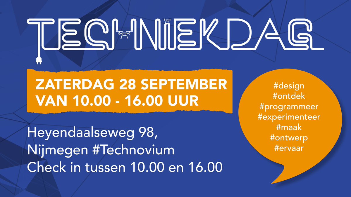 #techniekdag #nijmegen #28september