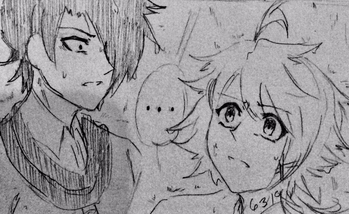 only_sayori's tweet photo. rayemma comic wip https://t.co/5TPSIu1em1