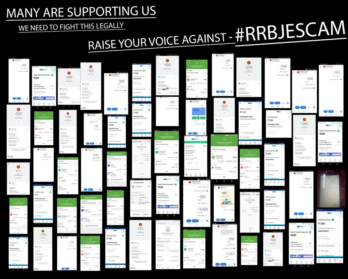 AjaySha26495661's tweet photo. See this,those who r serious 
plz support  #rrbjescam https://t.co/4J2spkxJ6e